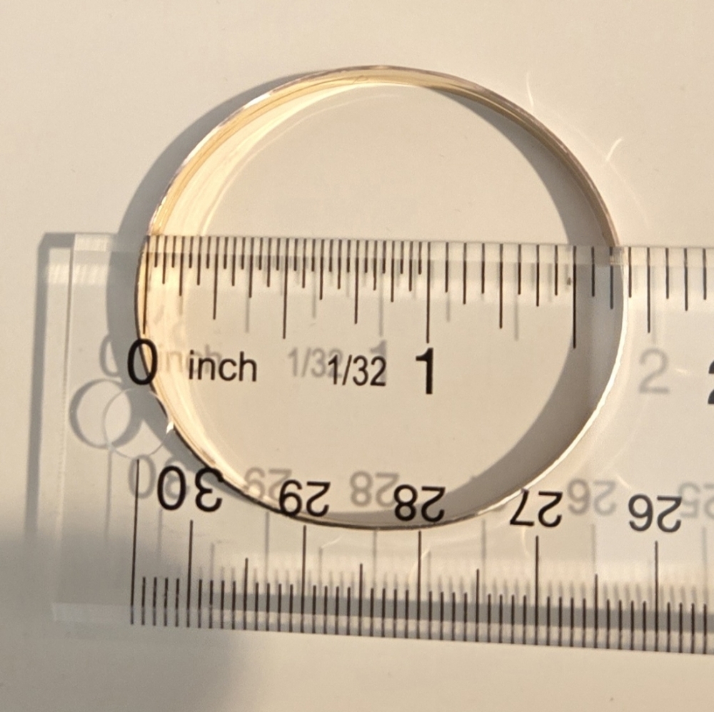 18kt LITTLE GIRL BANGLE BRACELET - Picture 4 of 5